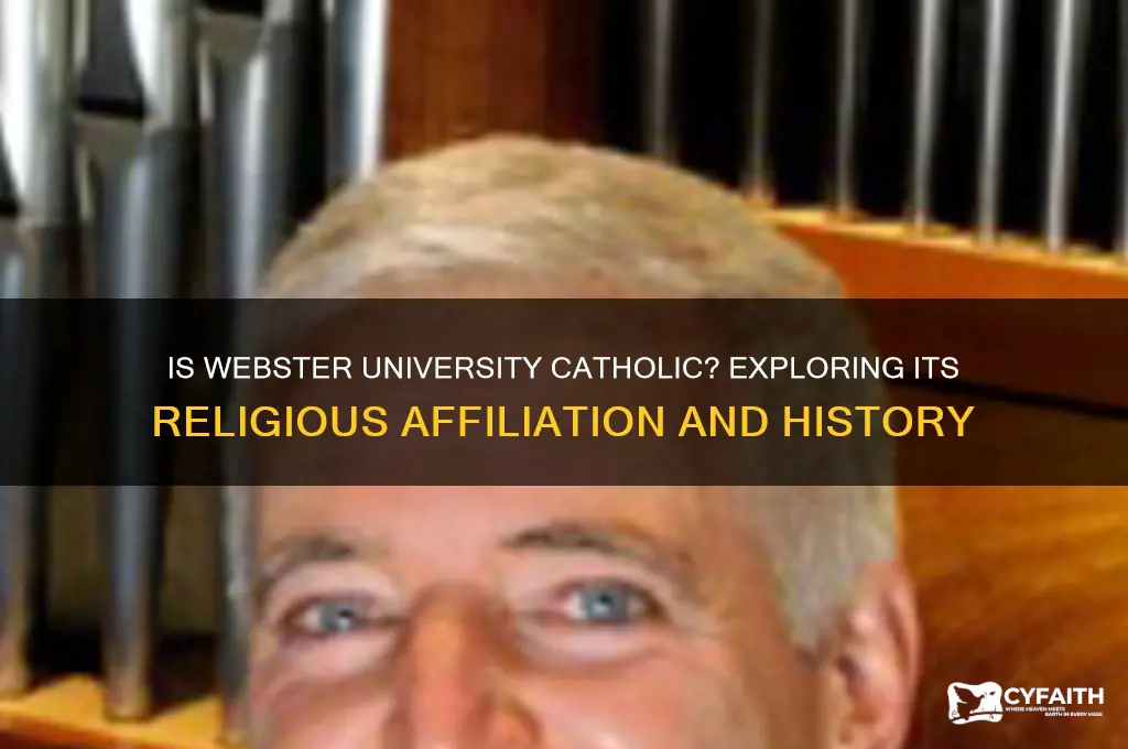 is webster university catholic