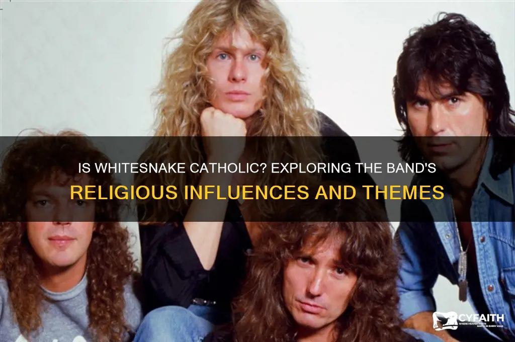 is whitesnake catholic