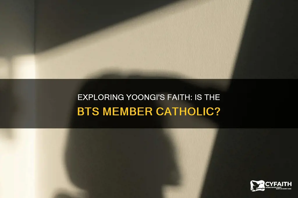 is yoongi catholic