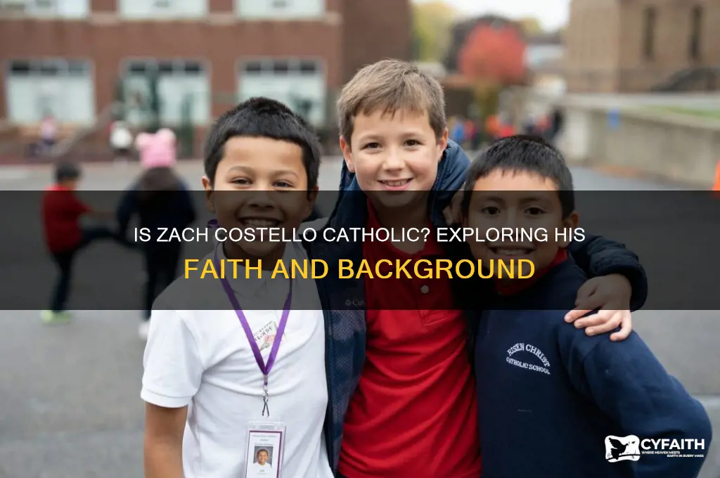 is zach costello catholic
