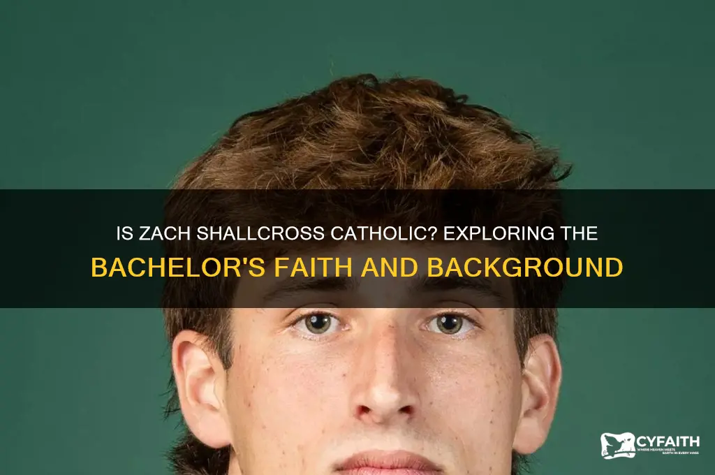 is zach the bachelor catholic