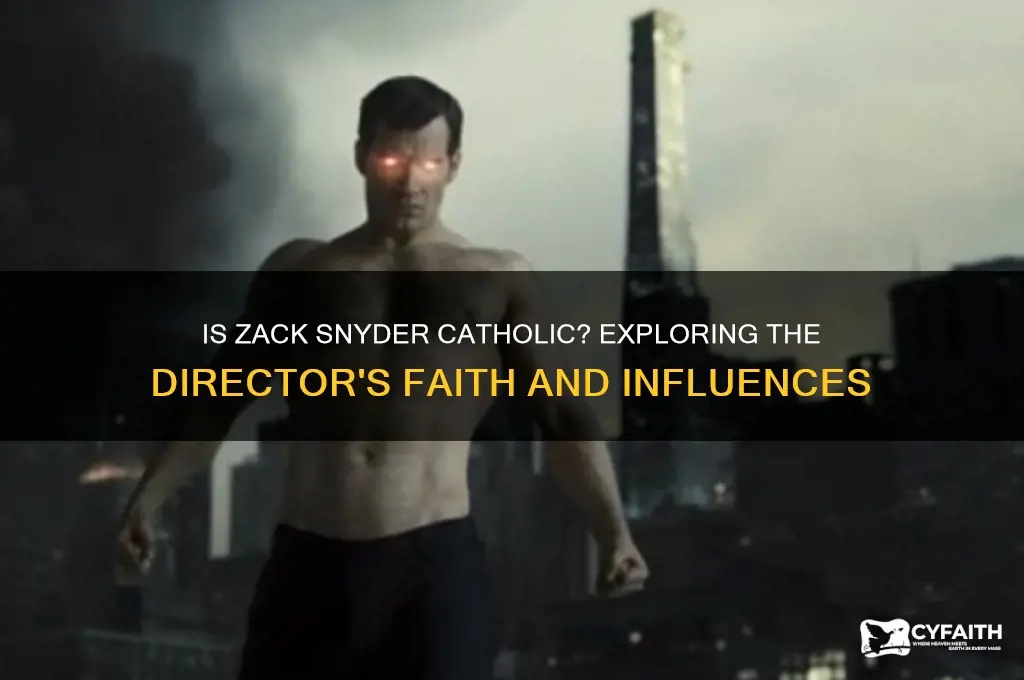 is zack snyder catholic