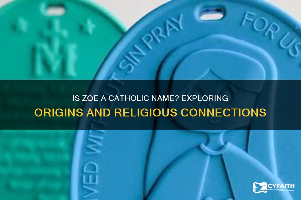 is zoe a catholic name