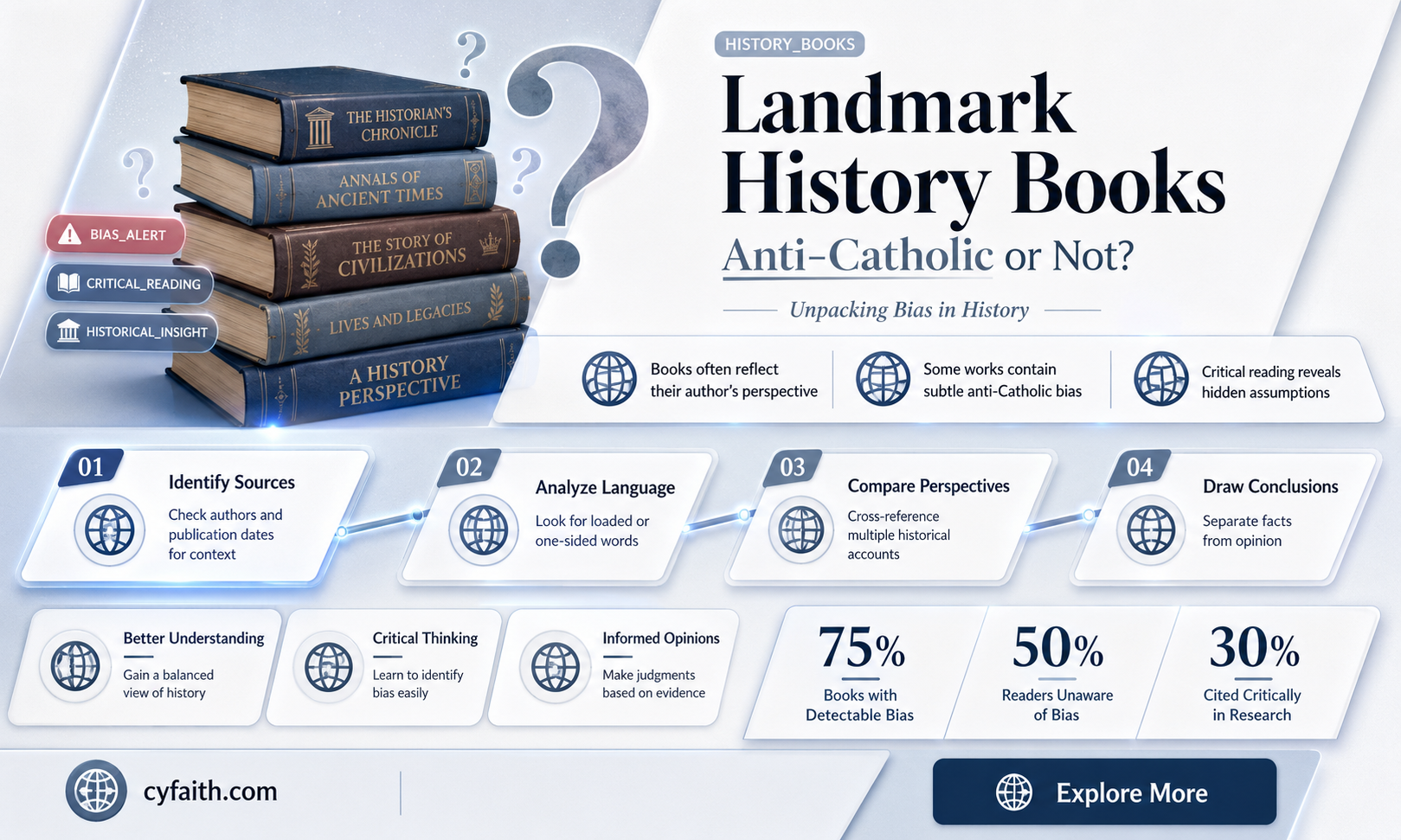are landmark history books anti-catholic