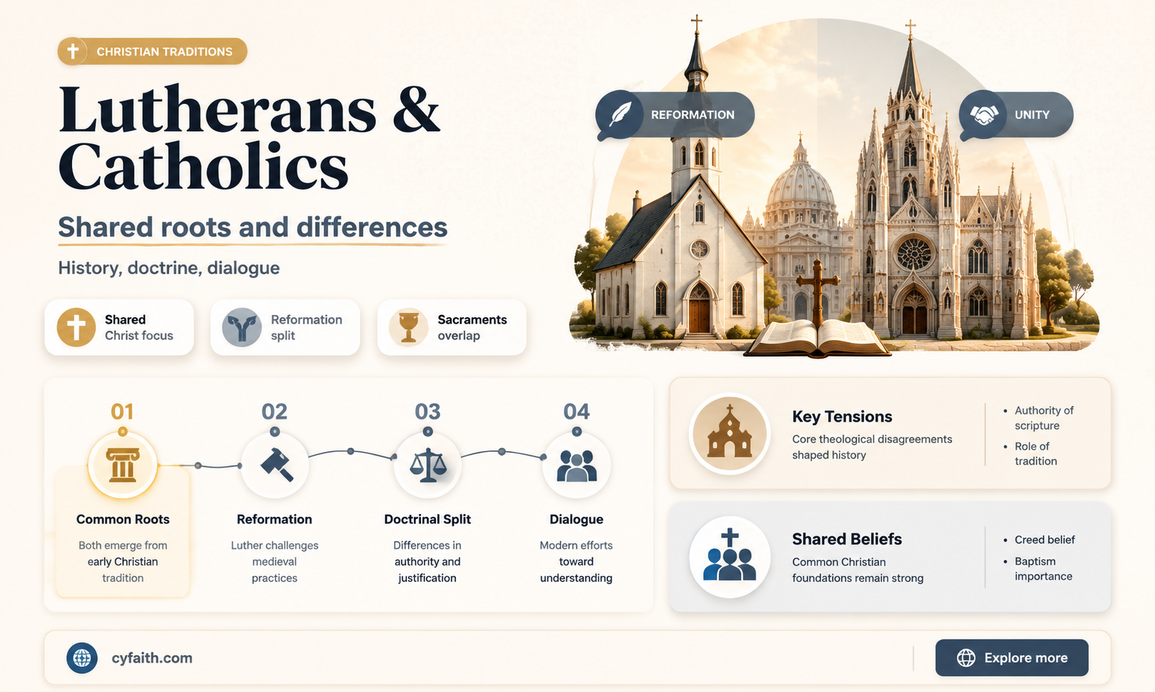 are lutherans close to catholics