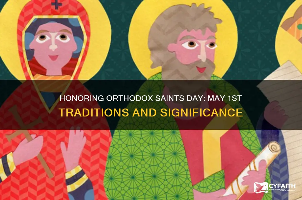 may 1 saints day orthodox