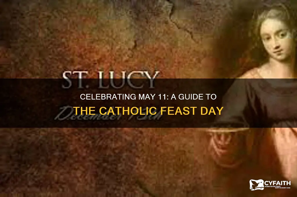 may 11 catholic feast day