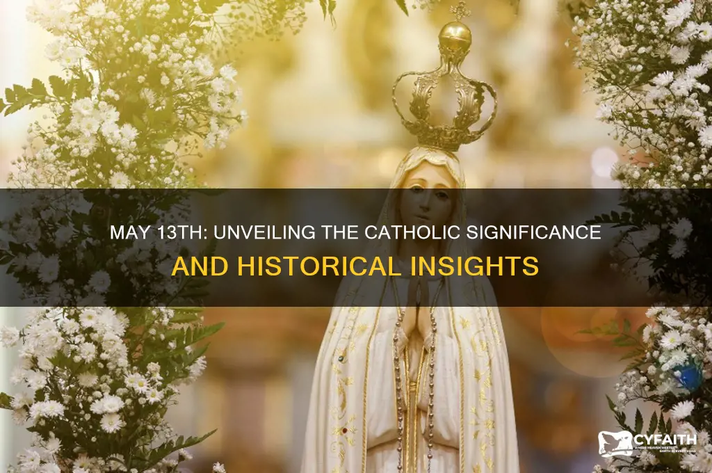 may 13 catholic