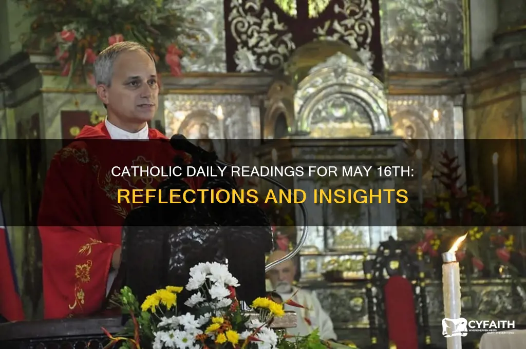 may 16th catholic readings