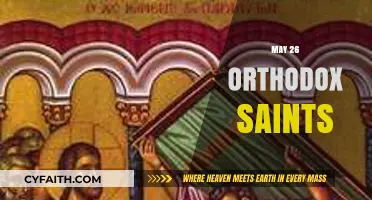 Honoring May 26: Celebrating Orthodox Saints and Their Legacy