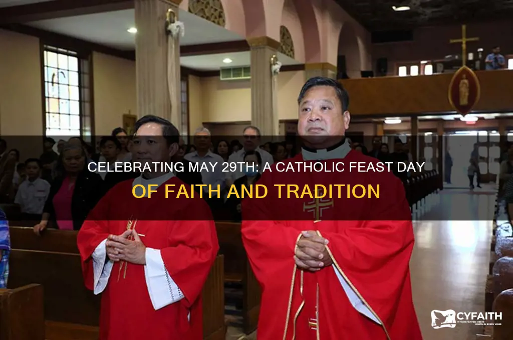 may 29th catholic feast day