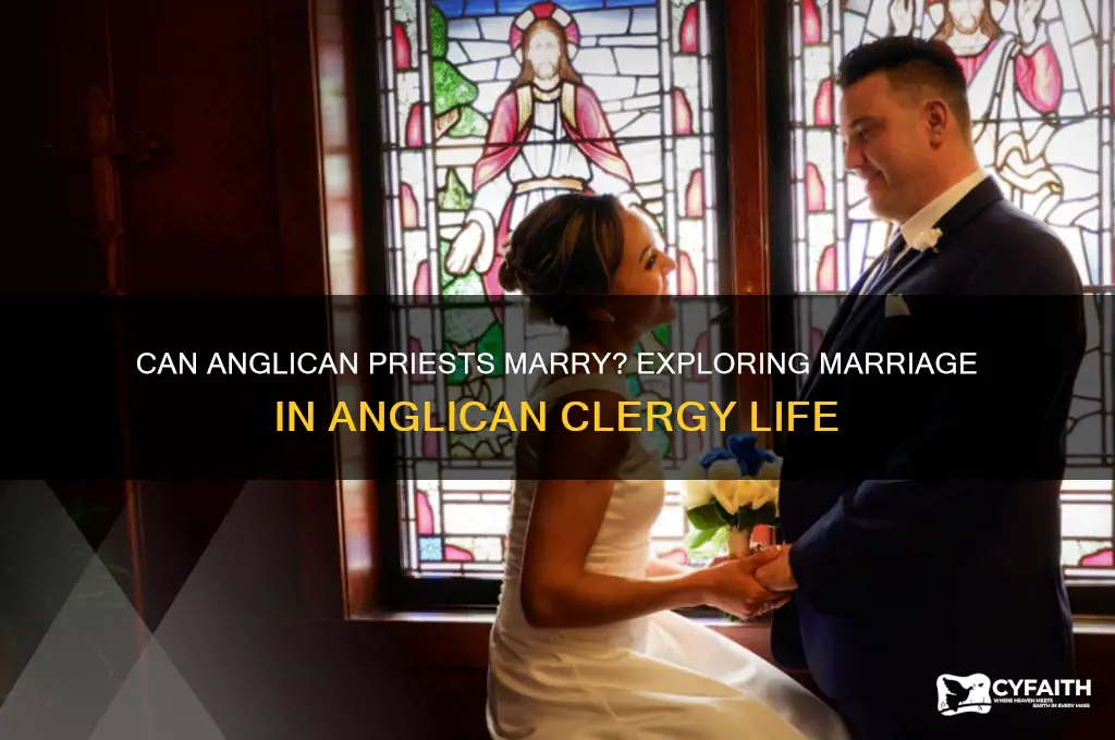 may anglican priests marry