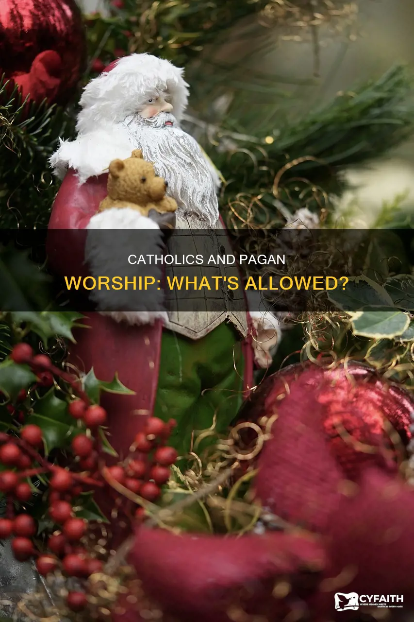 may catholics participate in or observe pagan worship