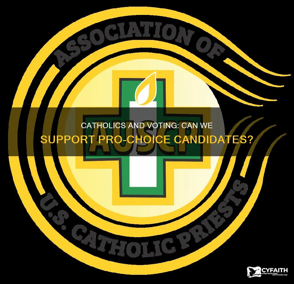 may catholics vote for a pro choice candidate