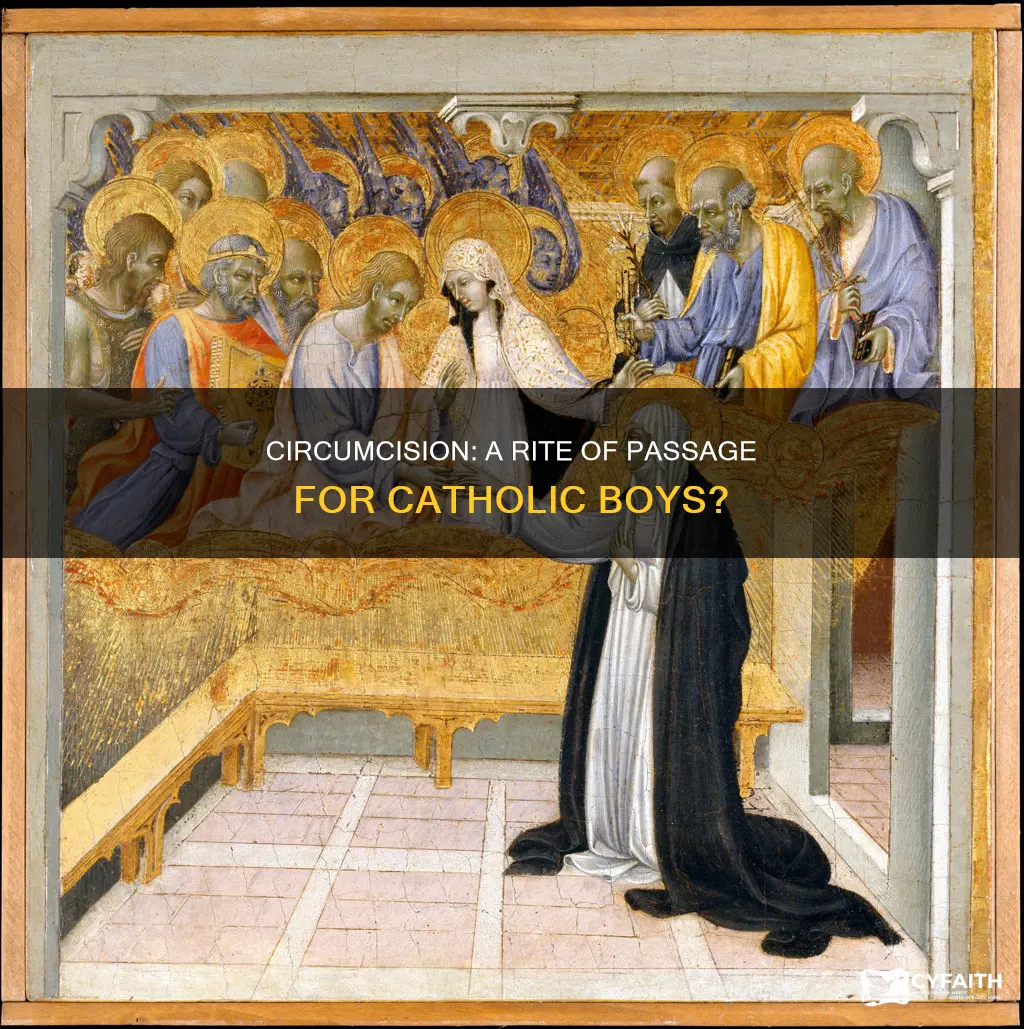must boy children be circumcised to be catholic