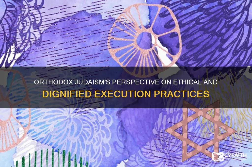 must give person a good death exocution orthodox judaism