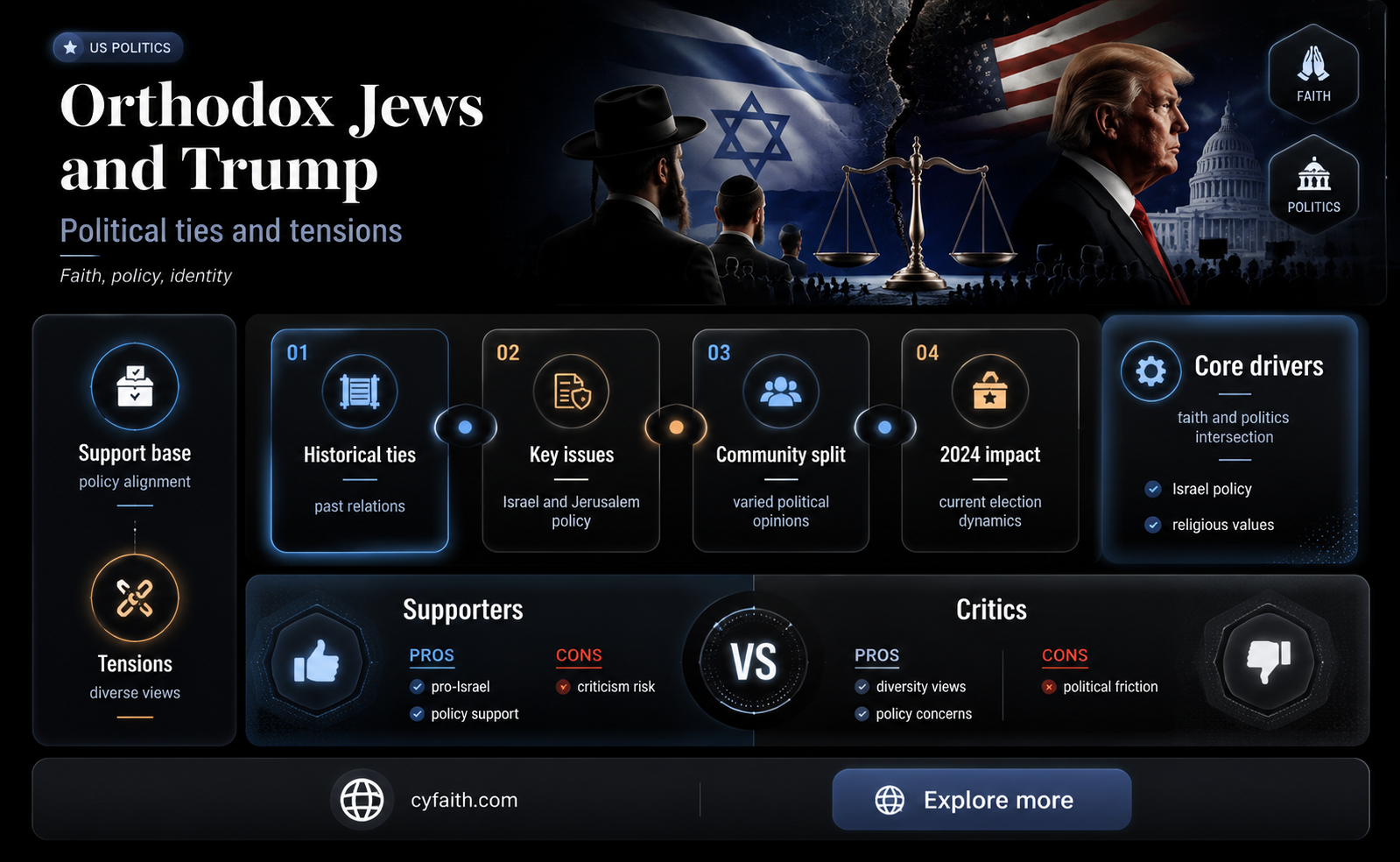 are most orthodox jews pro trump