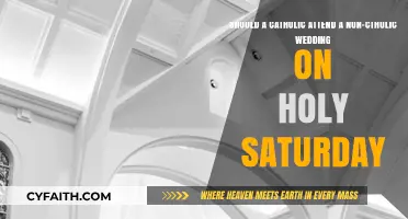 Holy Saturday Dilemma: Catholic Attendance at Non-Catholic Weddings