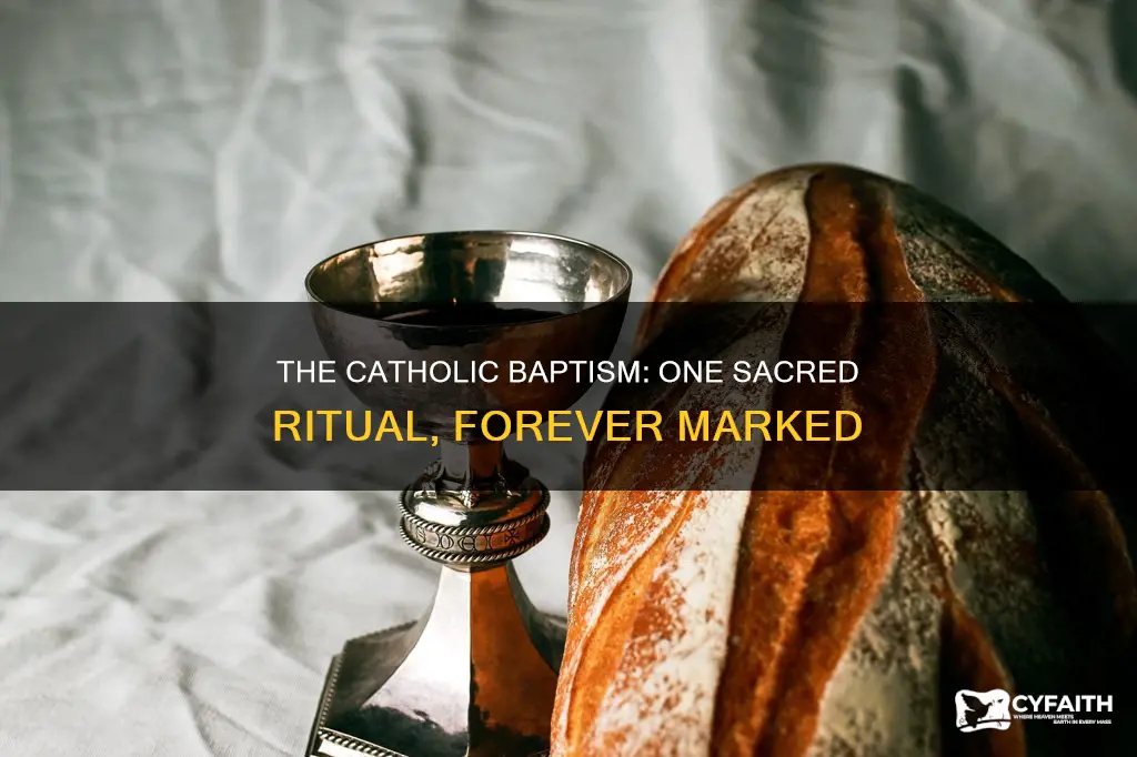 should a catholic be baptized more than once