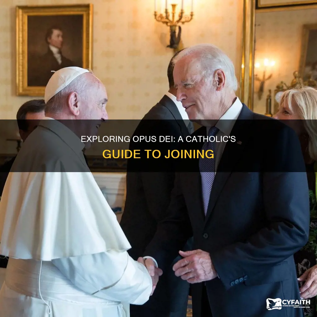 should a catholic join opus dei