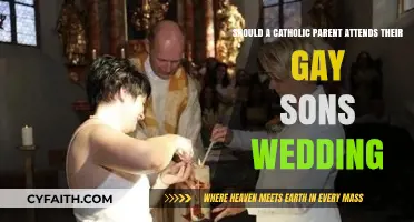 Catholic Parent's Dilemma: Attending a Gay Son's Wedding with Love