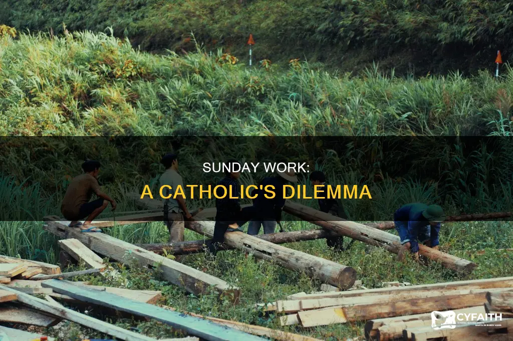 should a catholic work on sunday