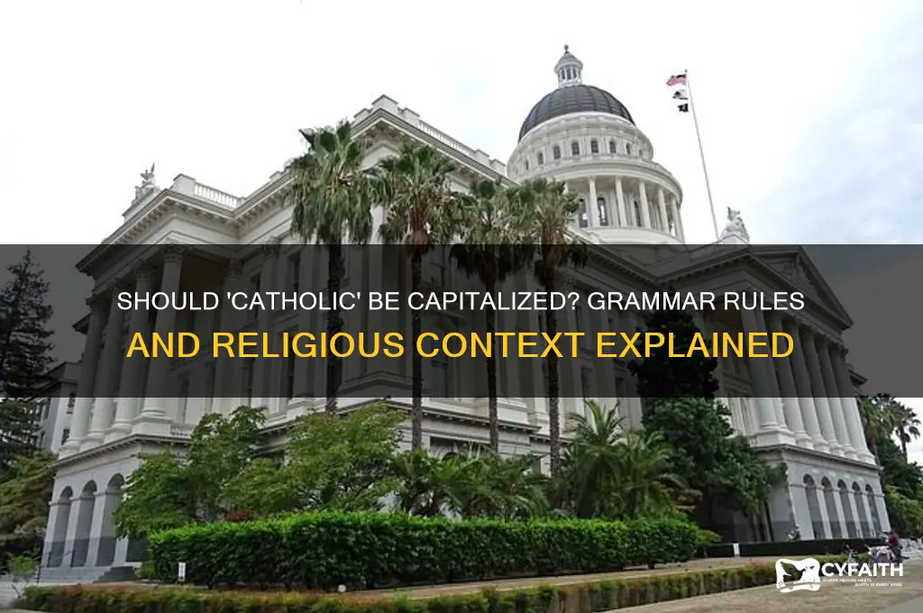 should catholic be capitalized