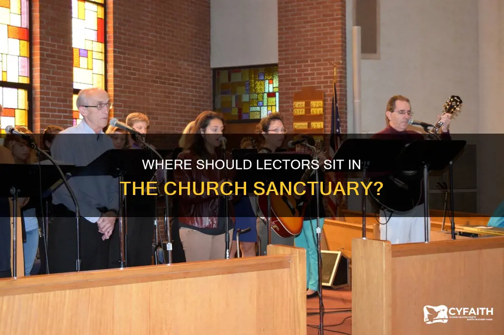 should catholic lectors sit in sanctuary