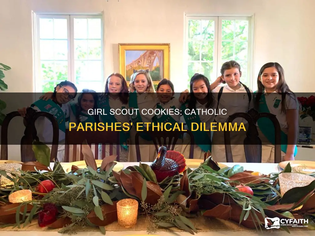 should catholic parishes be selling girl scout cookies