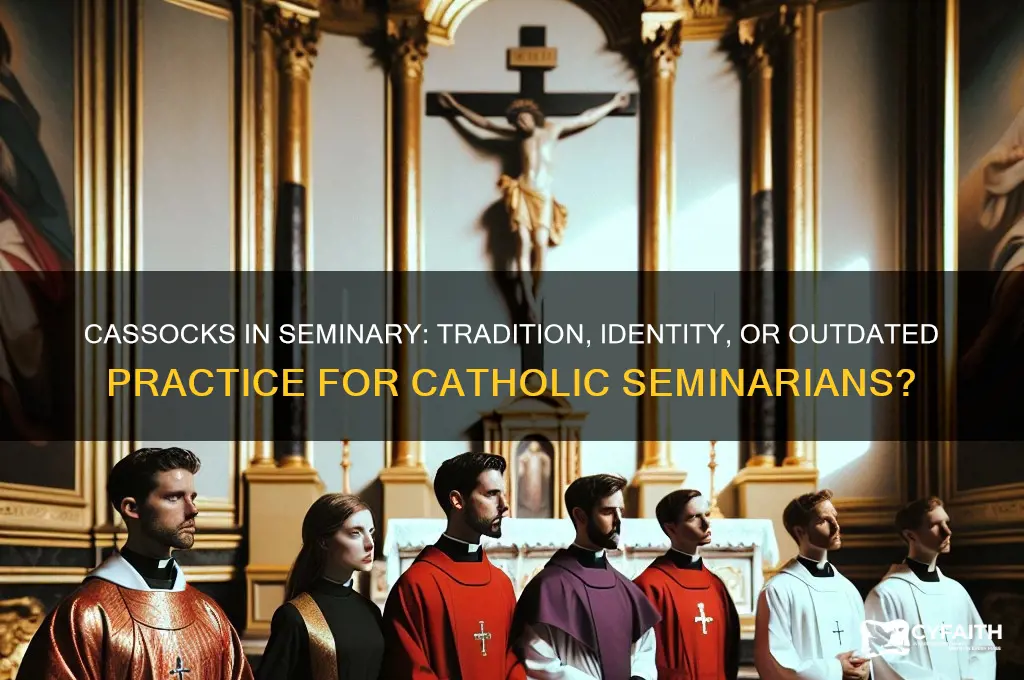 should catholic seminarians wear cassocks