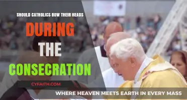 Why Catholics Bow Their Heads During Consecration
