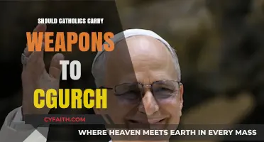Catholics and Weapons in Church: Is it Right?