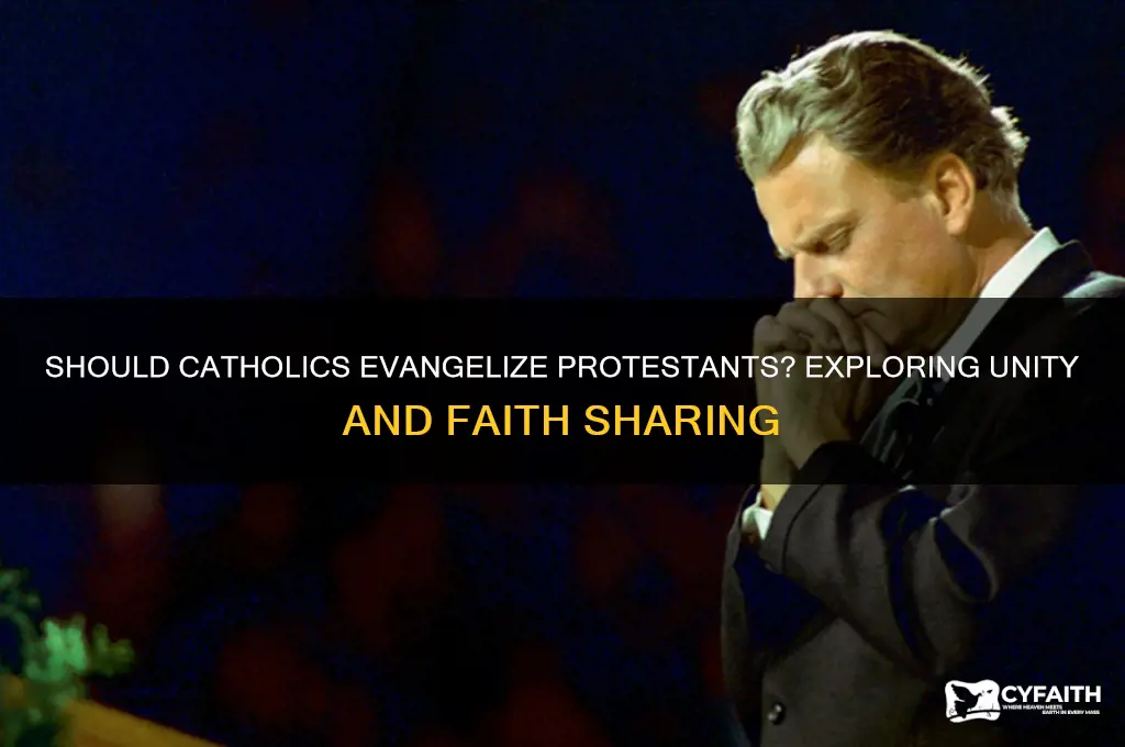 should catholics evangelize protestamts