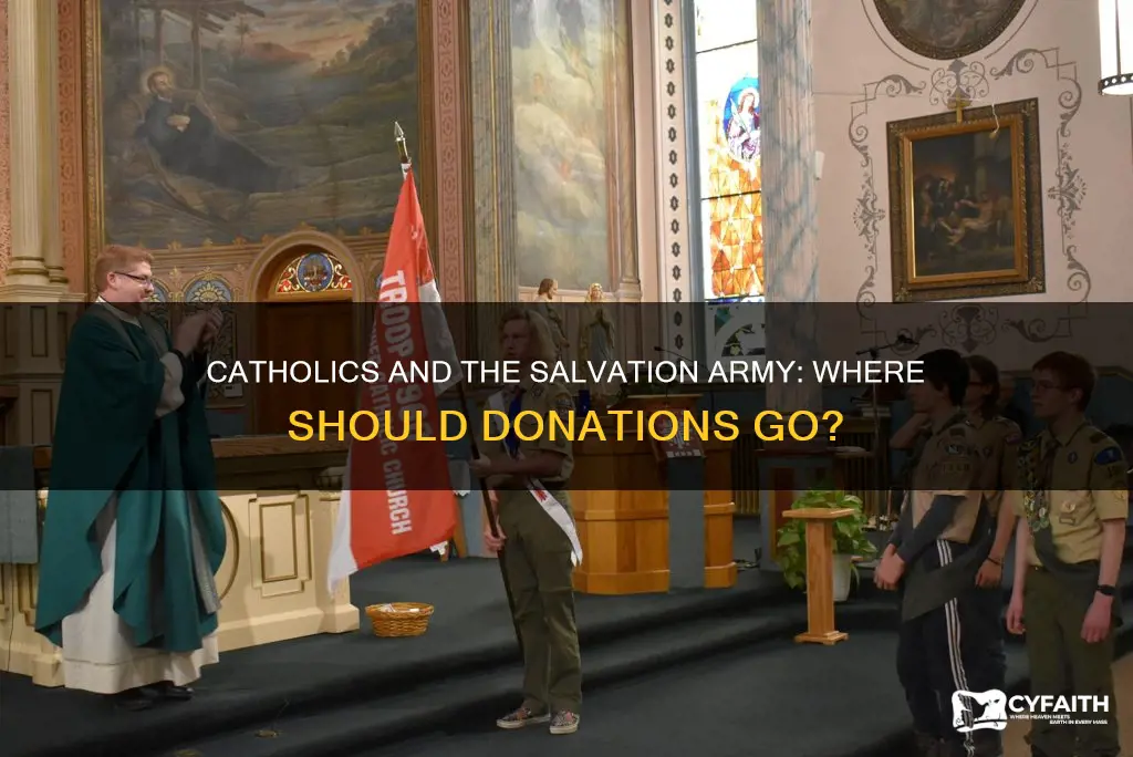 should catholics give to the salvation army