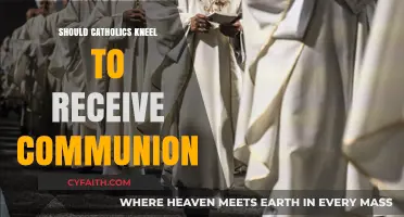 Kneeling for Communion: A Catholic's Devotion and Humility