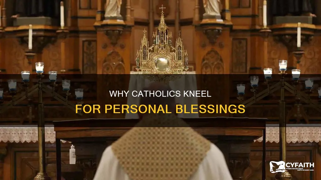 should catholics kneel when receiving personal blessing sspx