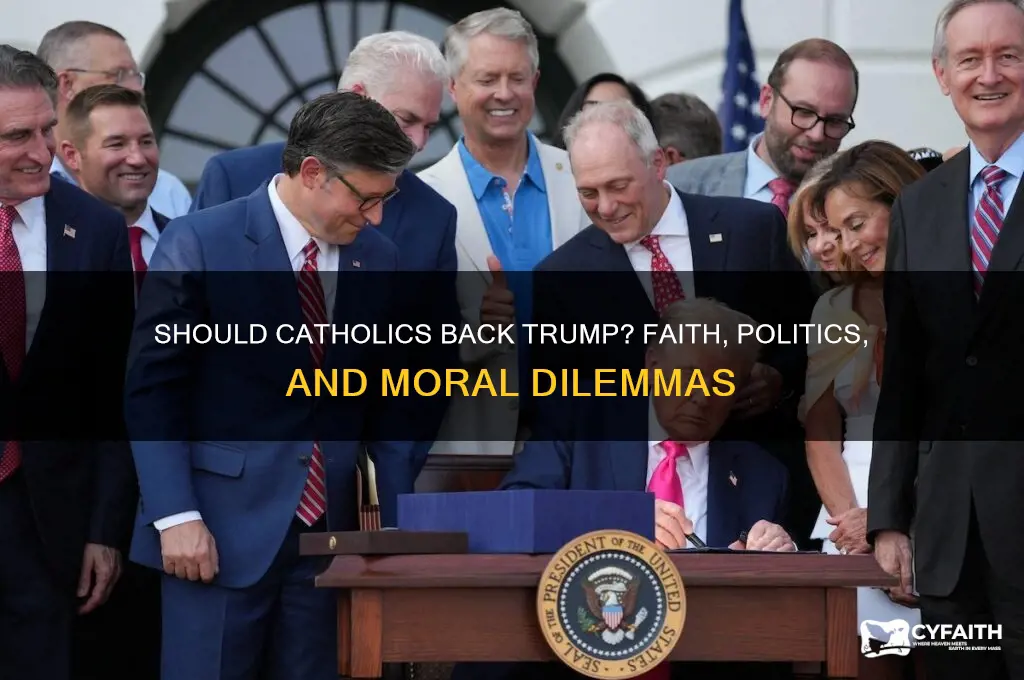 should catholics support trump