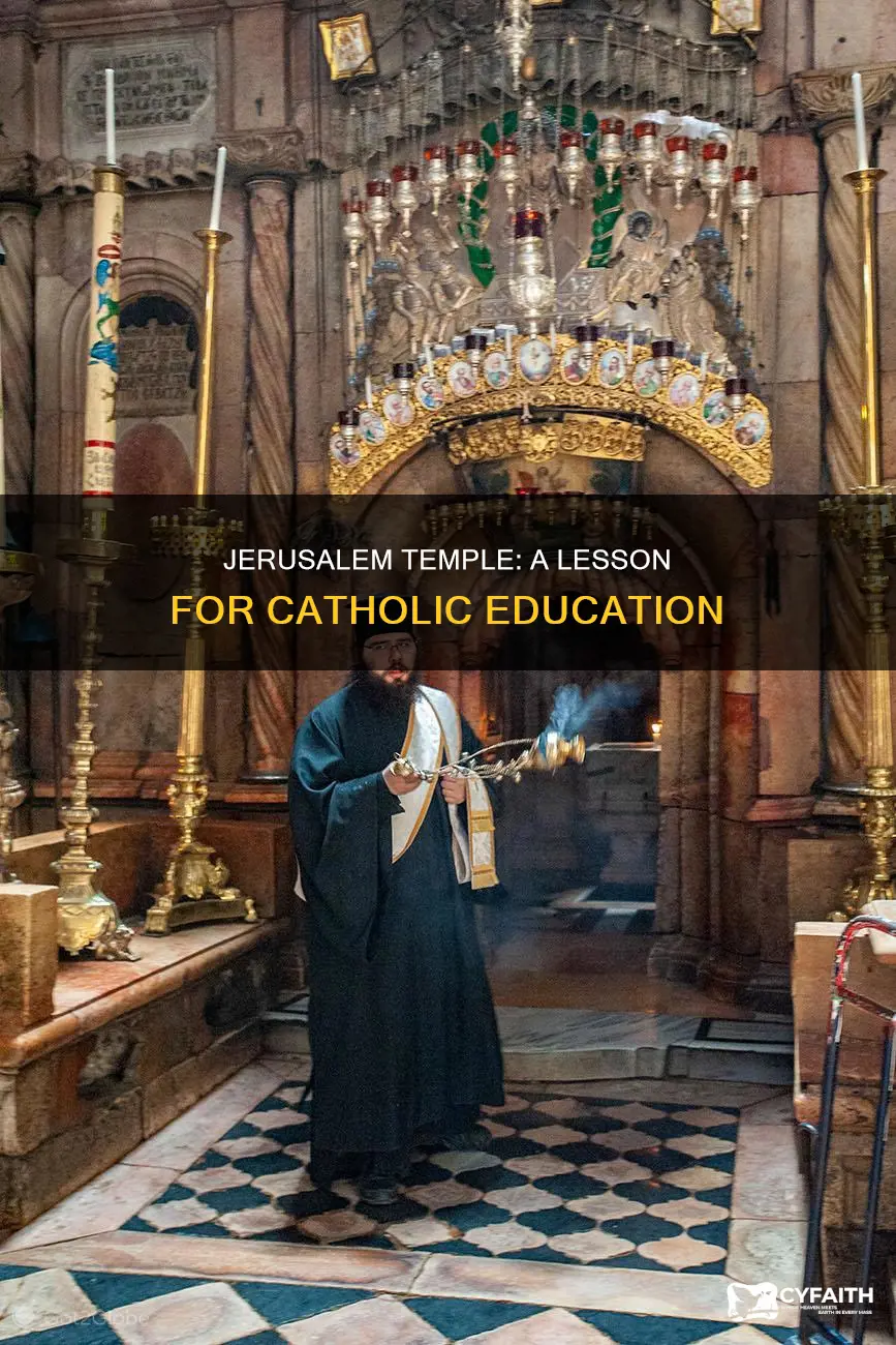 should catholics teach about the temple in jerusalem