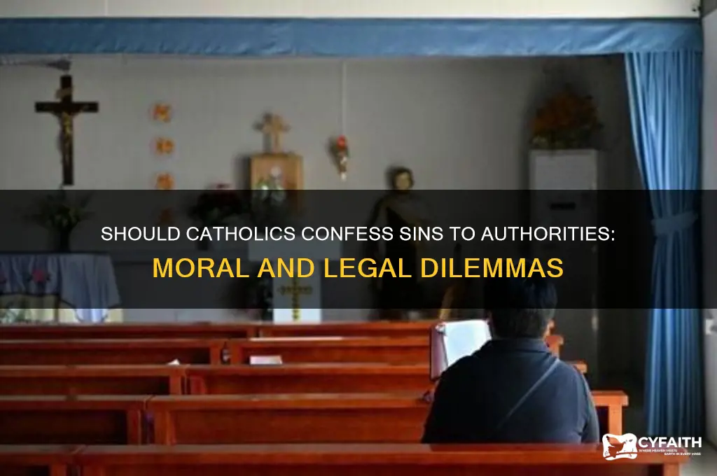 should catholics turn themselves in