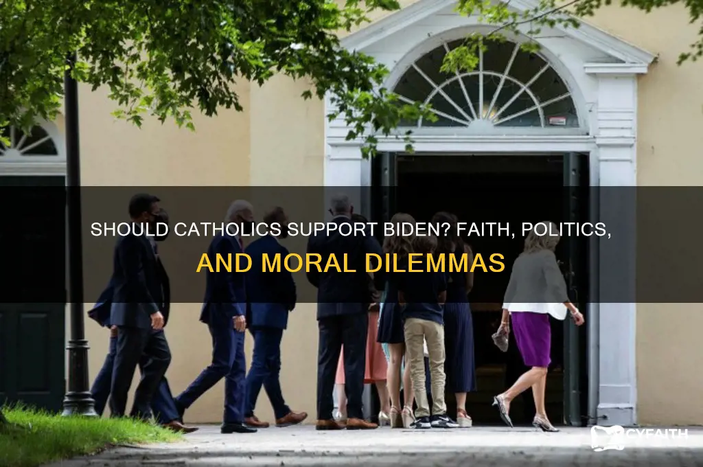 should catholics vote for biden