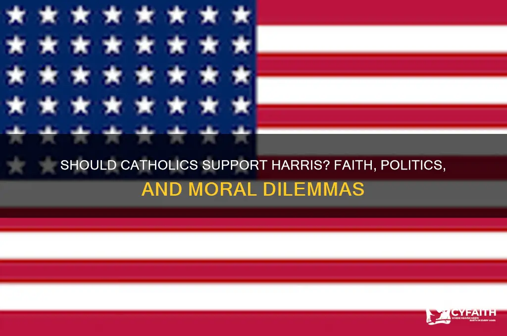should catholics vote for harris