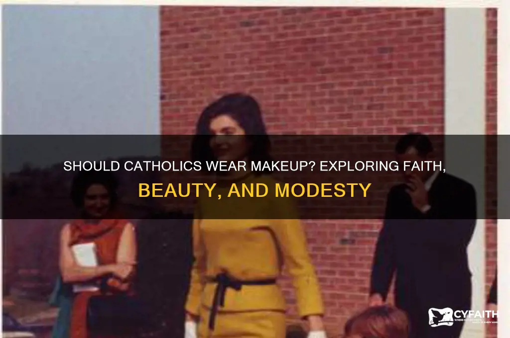 should catholics wear makeup