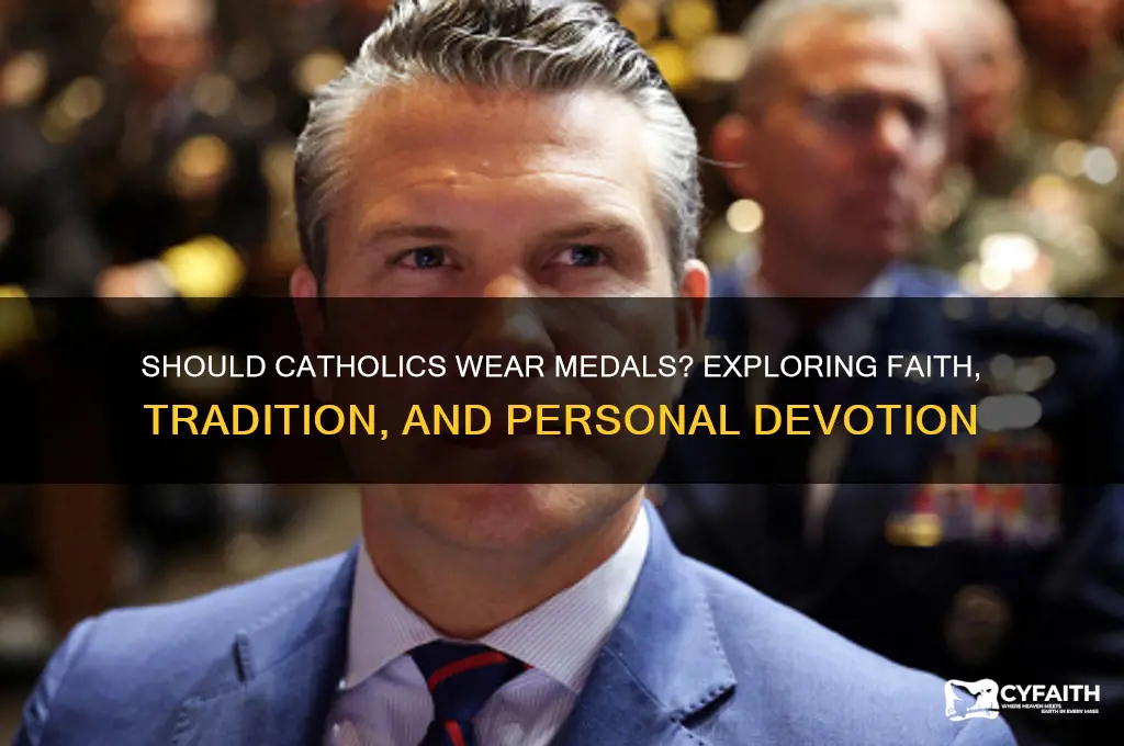 should catholics wear medald