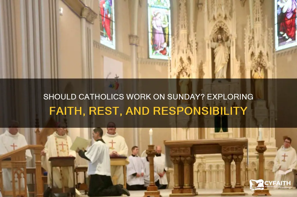 should catholics work on sunday
