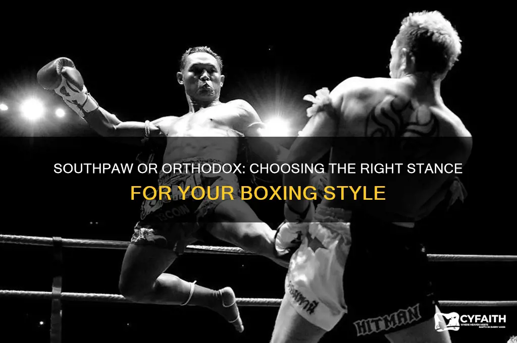 should i be southpaw or orthodox