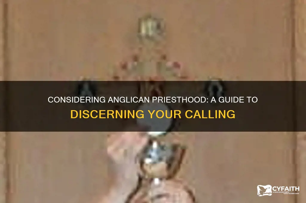should i become an anglican priest
