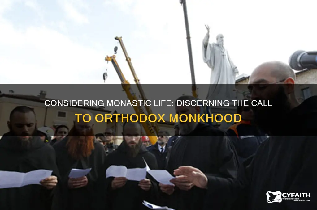 should i become an orthodox monk
