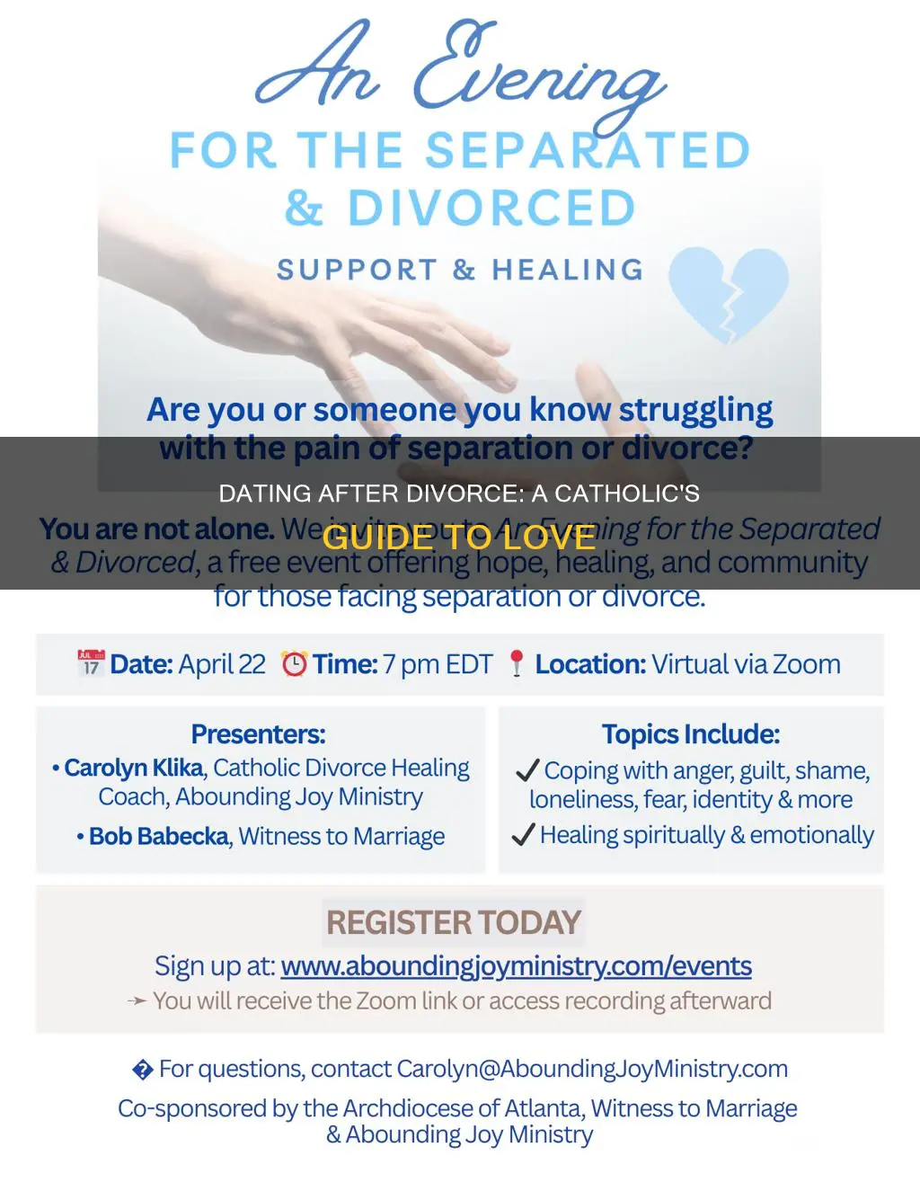 should i date after divorce catholic