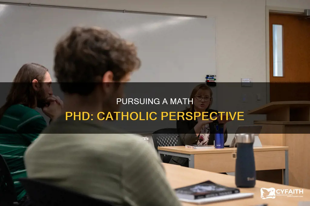 should i get a math phd catholic