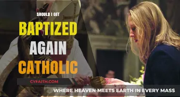 Baptism: Can I Be Baptized Twice in the Catholic Church?
